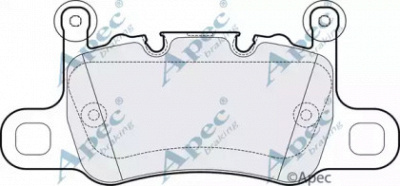 APEC BRAKING pad2128 -  Комплект тормозных колодок, дисковый тормоз